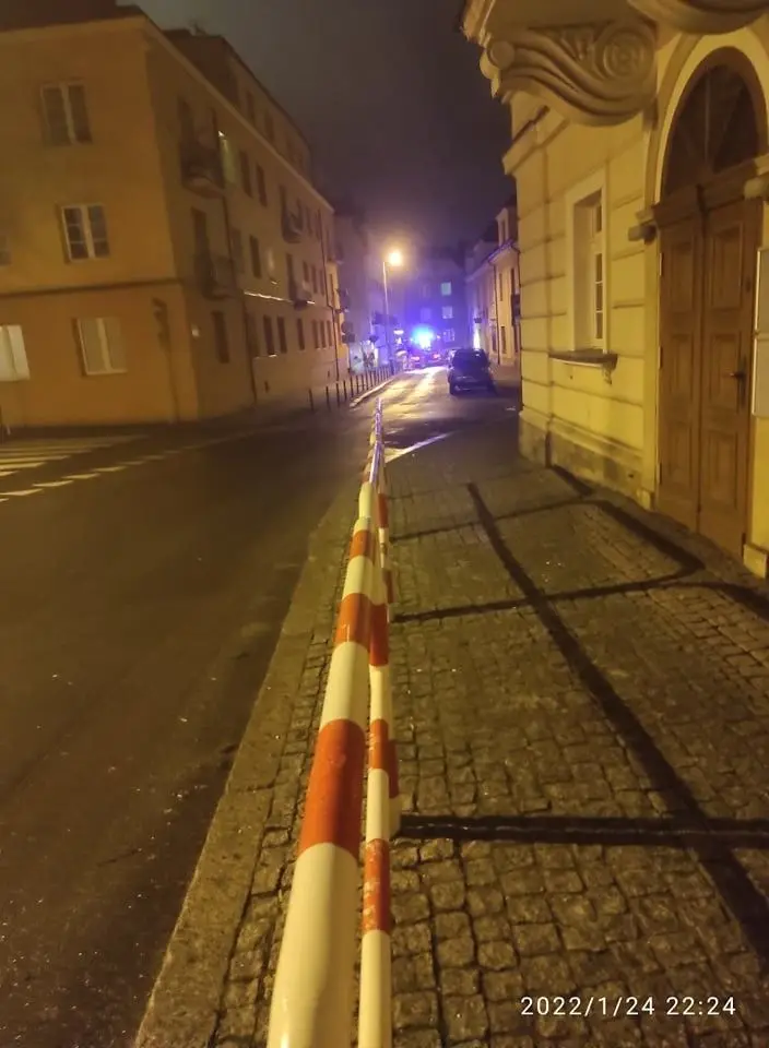 Pożar przy Armii Krajowej w Bolesławcu