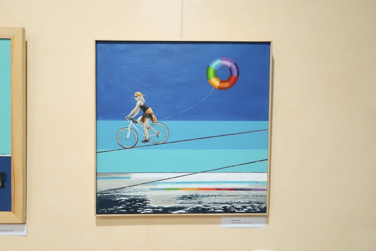 Wystawa malarstwa Izabeli Sak w BOK - MCC w Bolesławcu