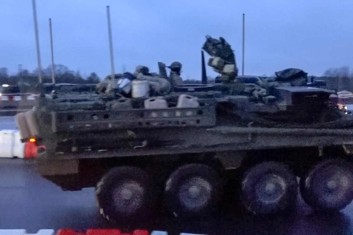 Kolejna kolumna pojazdów US Army wjechała do Polski