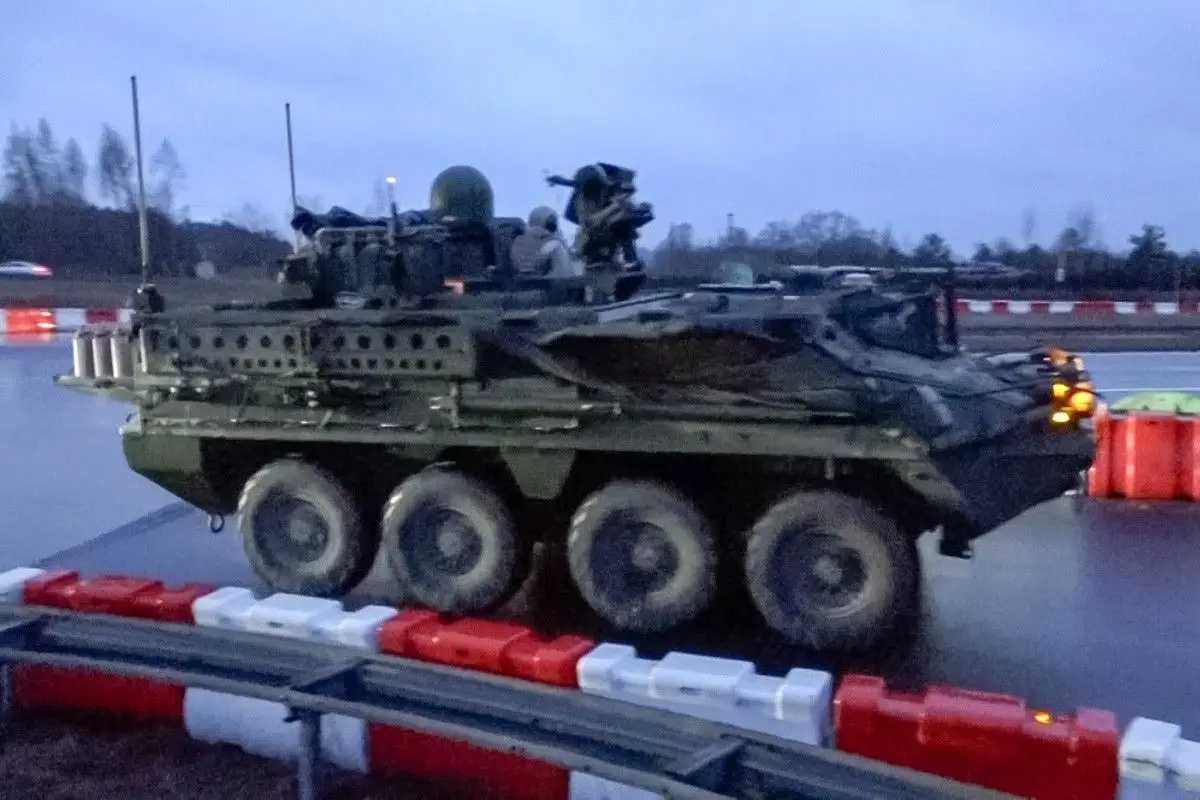 Kolejna kolumna pojazdów US Army wjechała do Polski