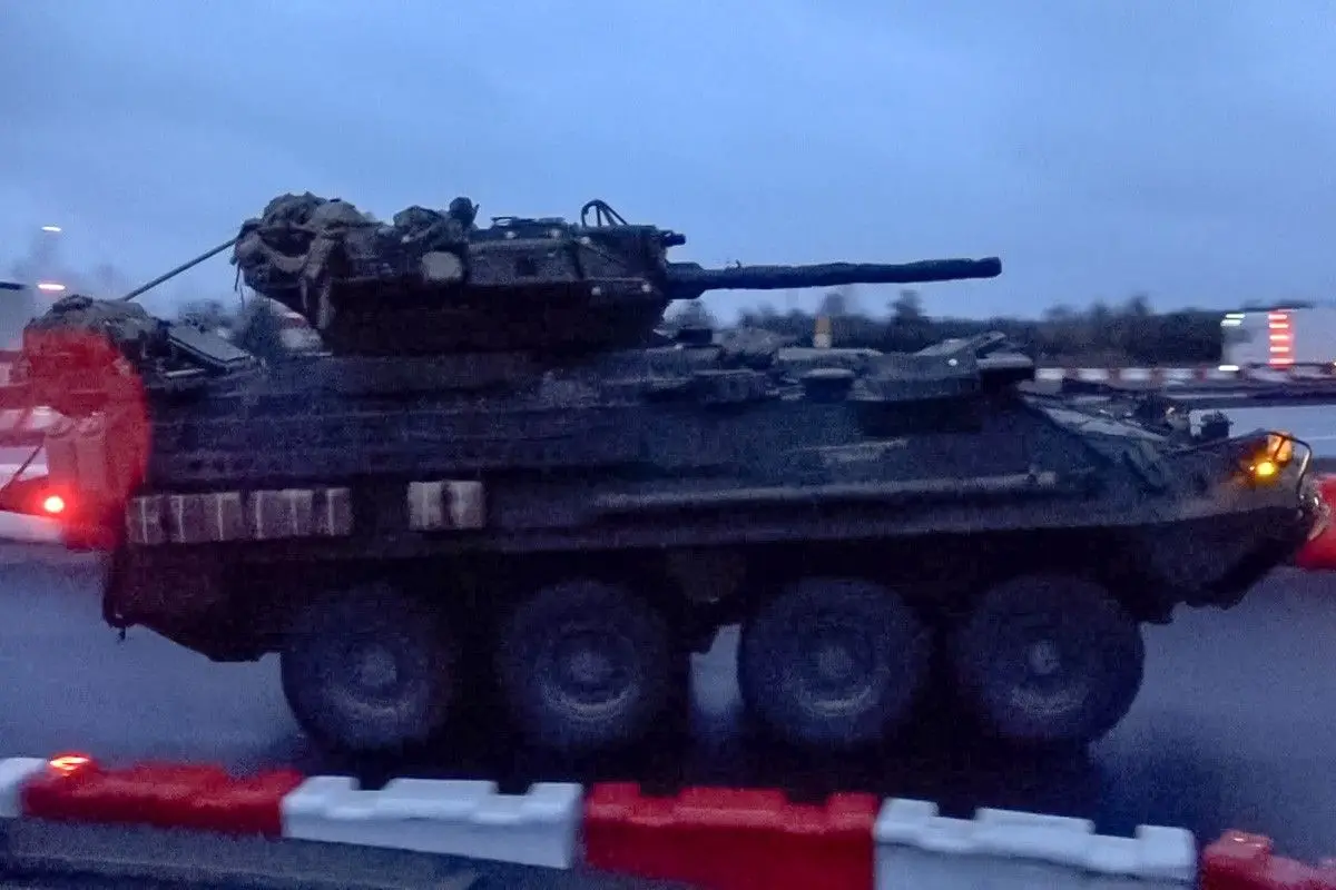Kolejna kolumna pojazdów US Army wjechała do Polski
