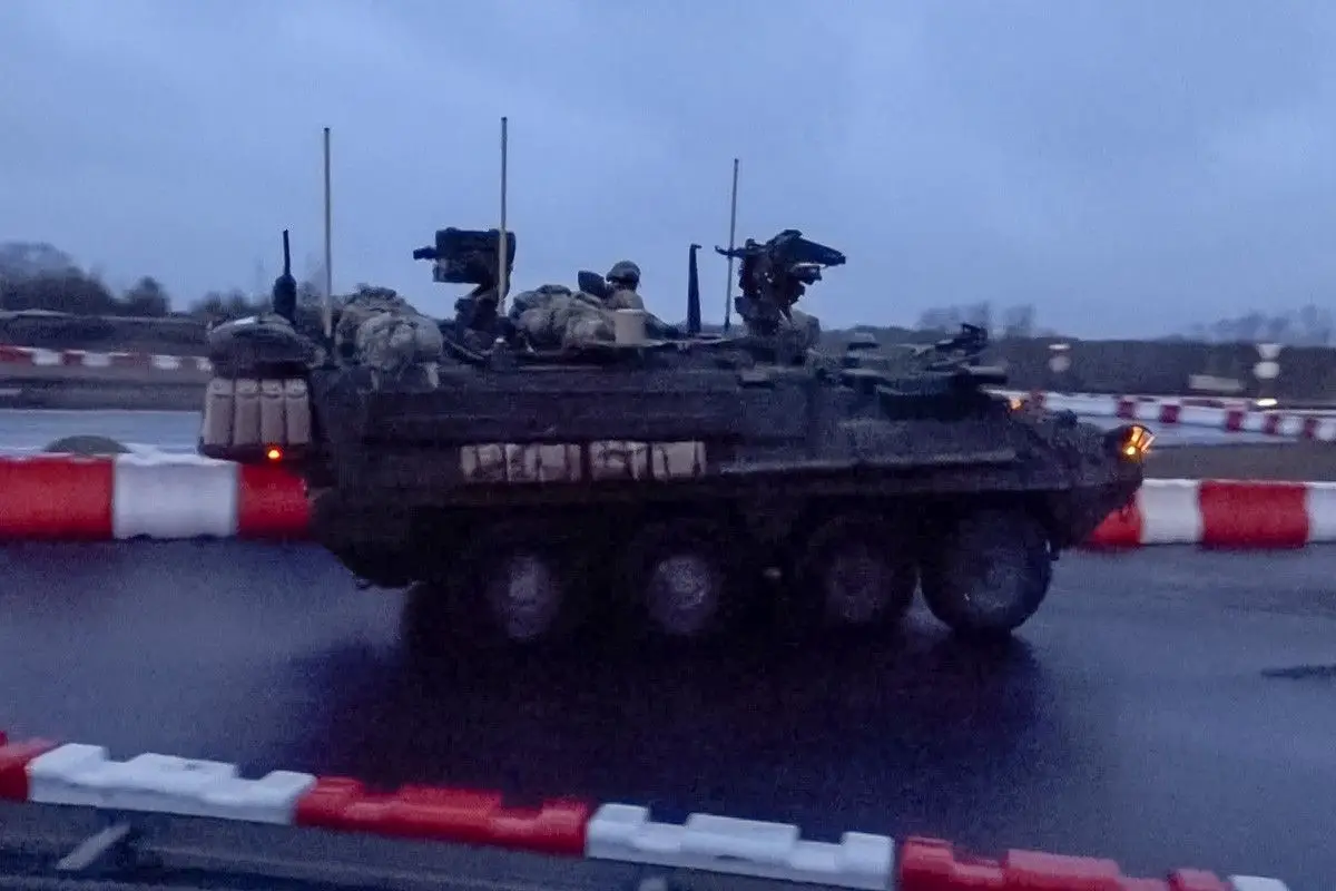 Kolejna kolumna pojazdów US Army wjechała do Polski