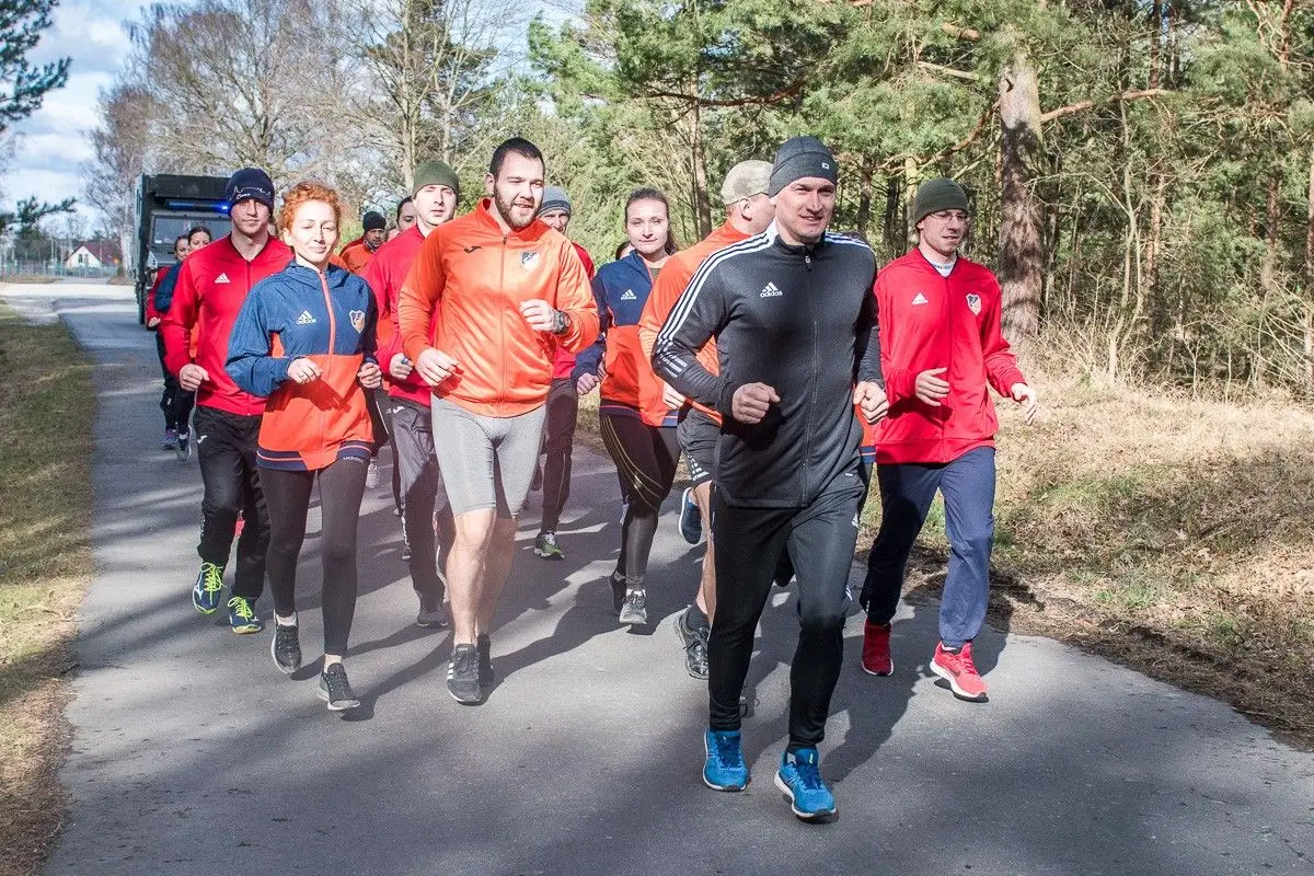 Treningiem uczcili rocznicę śmierci żołnierza, który poległ na misji