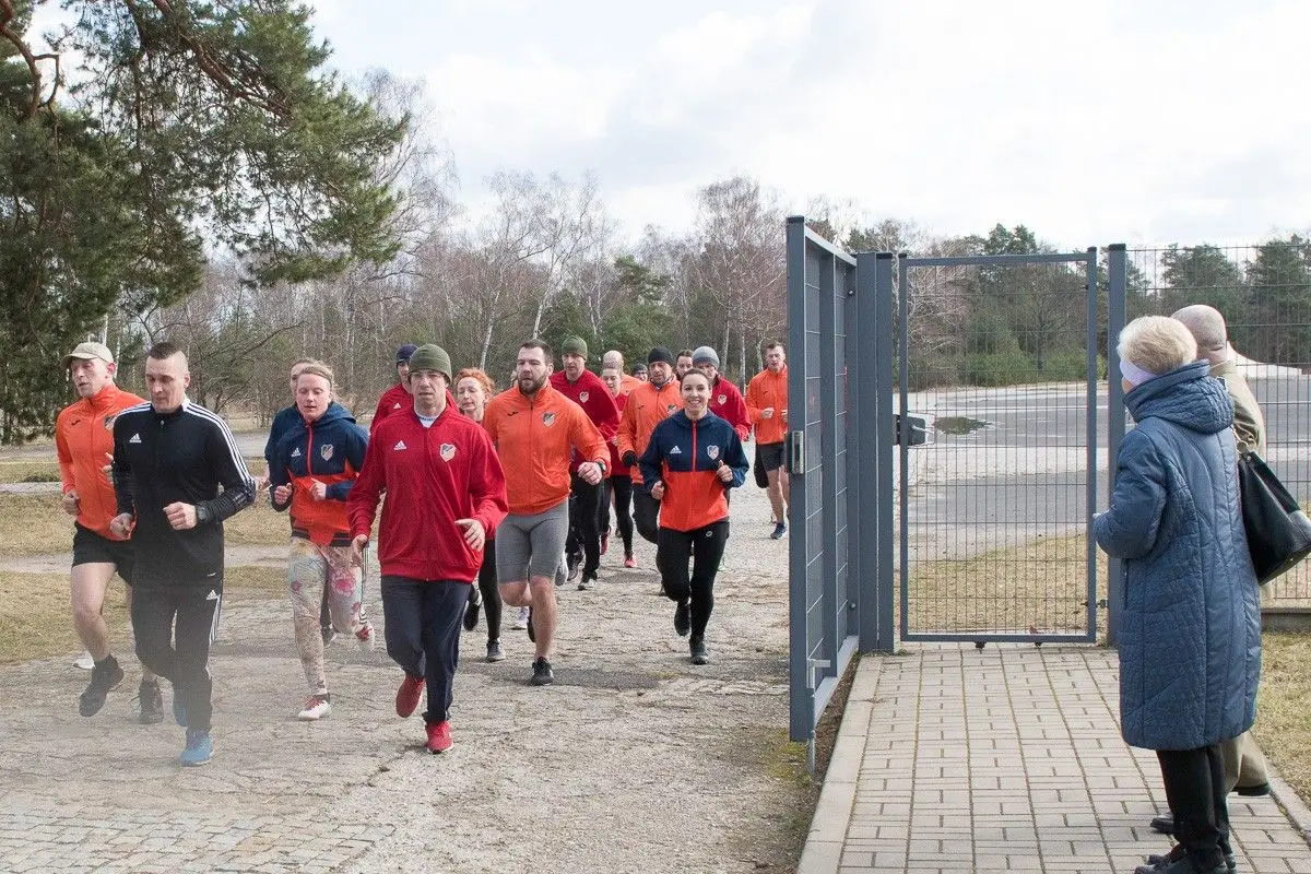 Treningiem uczcili rocznicę śmierci żołnierza, który poległ na misji