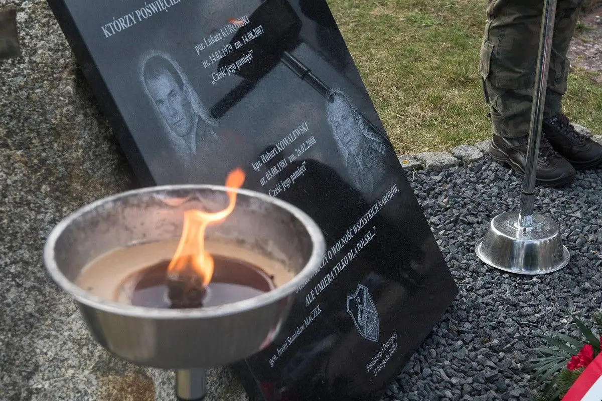 Treningiem uczcili rocznicę śmierci żołnierza, który poległ na misji