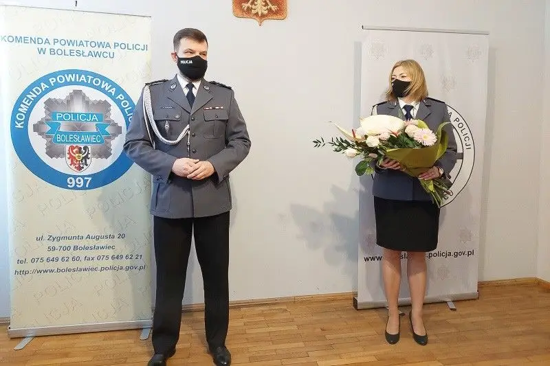 Inspektor Norbert Kurenda i podinspektor Justyna Kowalczyk