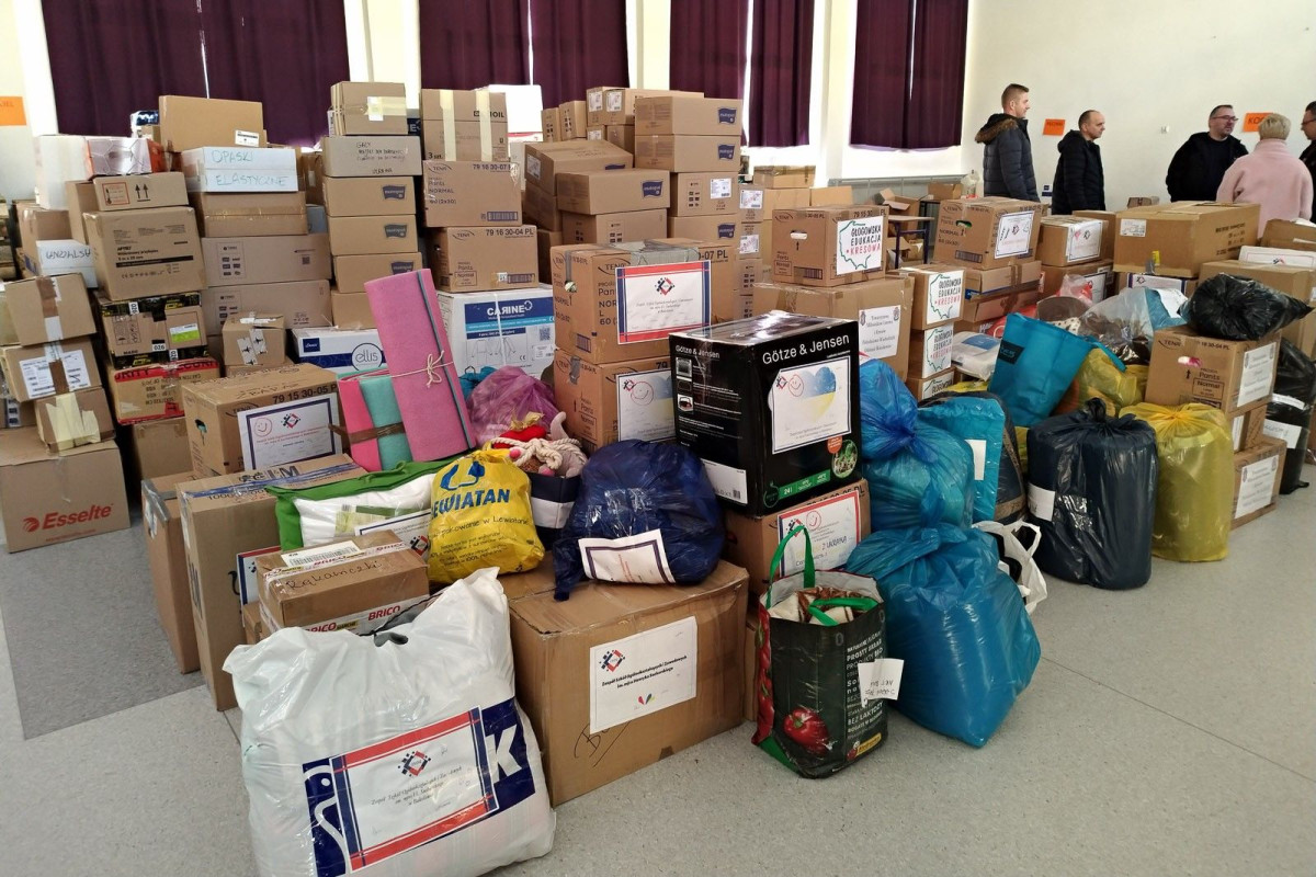 Z Bolesławca wyjechały wyselekcjonowane dary do Zbaraża w Ukrainie