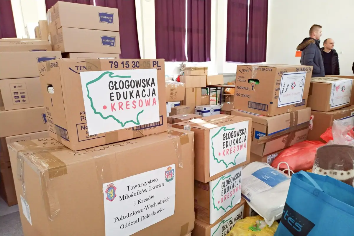 Z Bolesławca wyjechały wyselekcjonowane dary do Zbaraża w Ukrainie