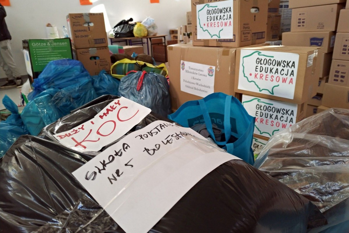 Z Bolesławca wyjechały wyselekcjonowane dary do Zbaraża w Ukrainie