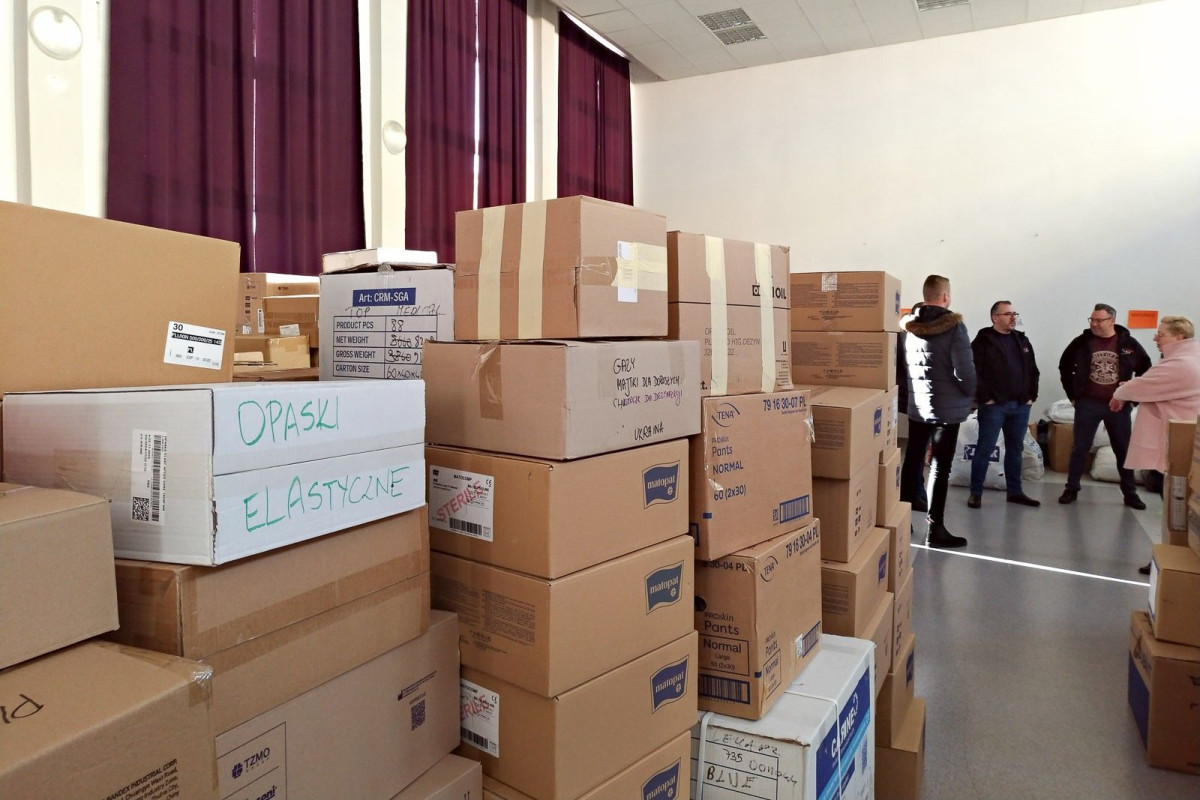 Z Bolesławca wyjechały wyselekcjonowane dary do Zbaraża w Ukrainie