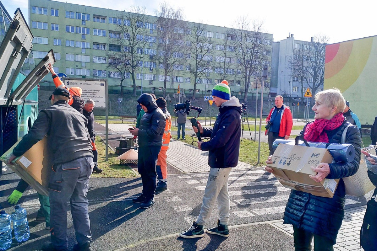 Z Bolesławca wyjechały wyselekcjonowane dary do Zbaraża w Ukrainie