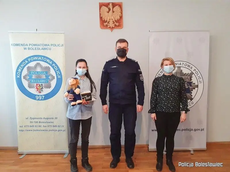 Uczennica bolesławieckiej „Budowlanki” laureatką policyjnego konkursu