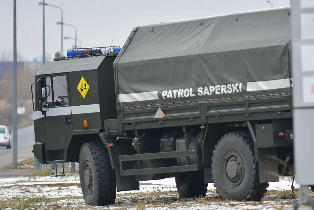 Akcja saperów na strefie ekonomicznej w Bolesławcu