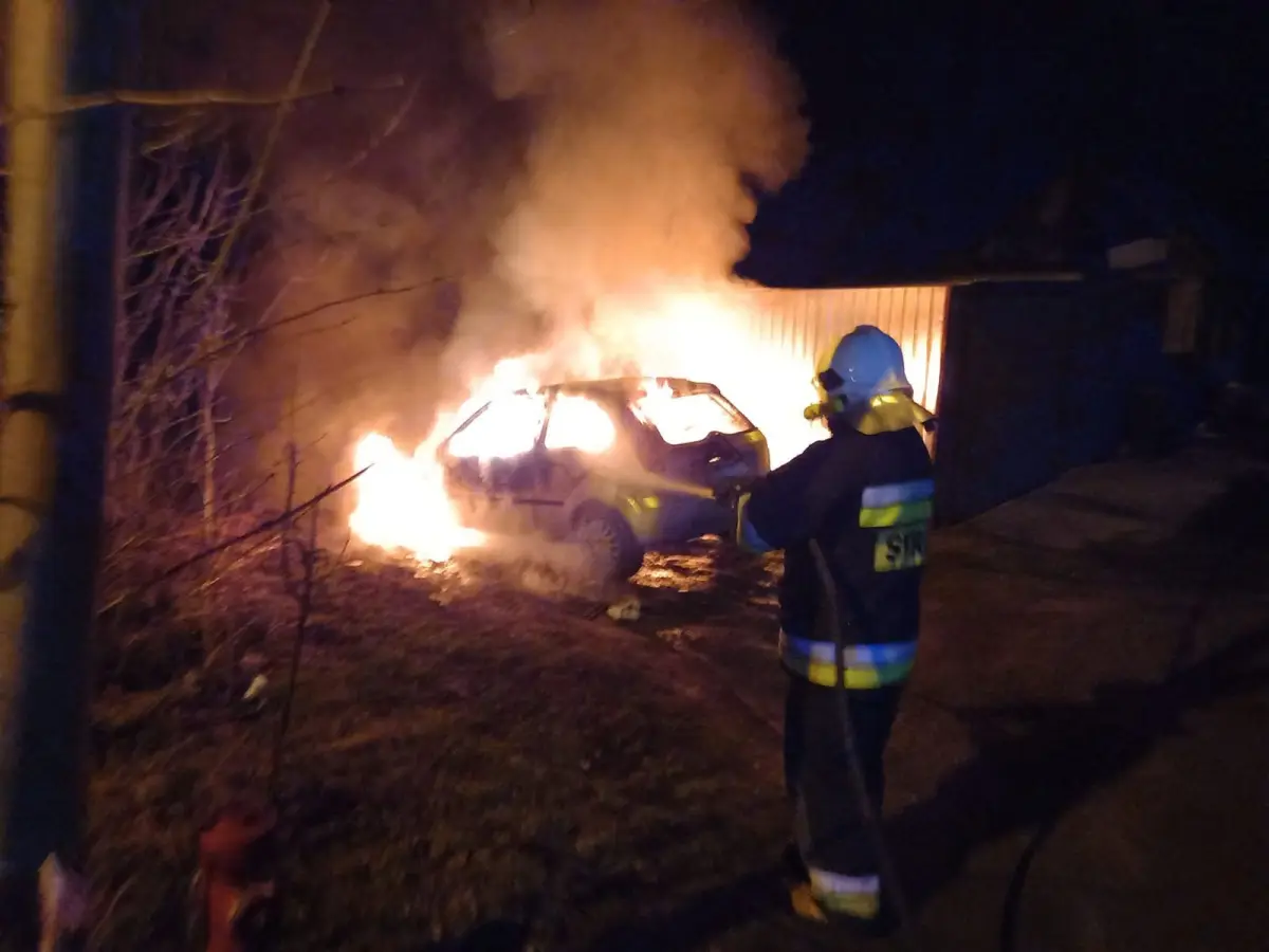 Działania strażaków w Modle