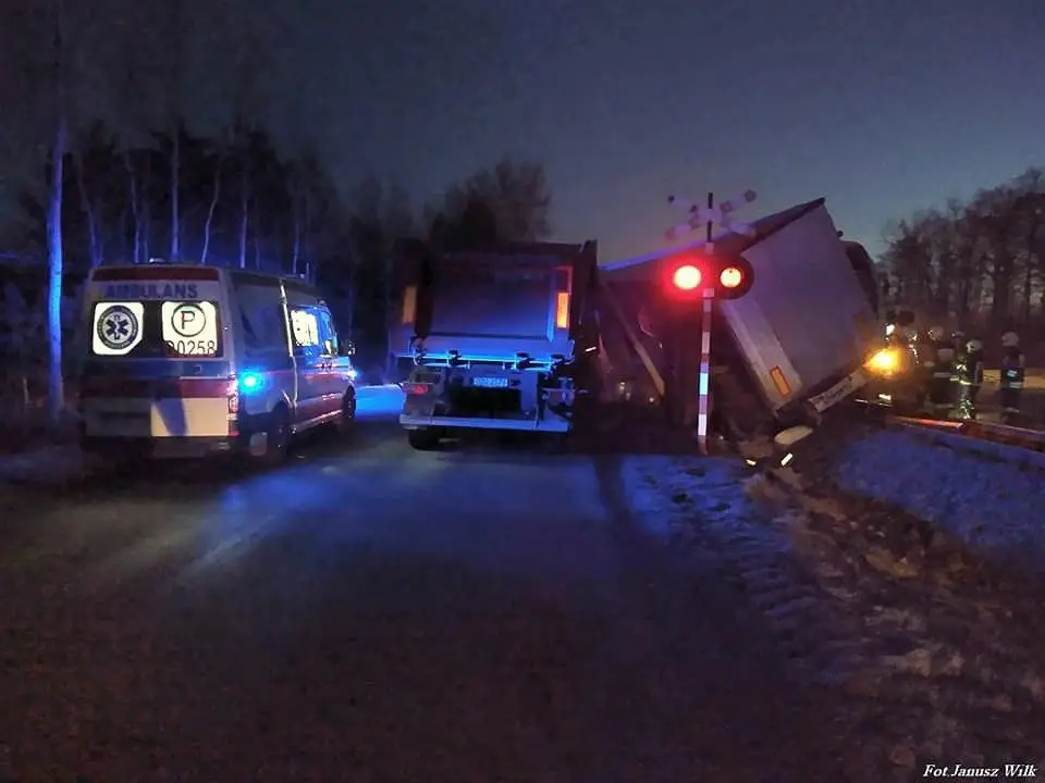 Truck Collided with a Railcar
