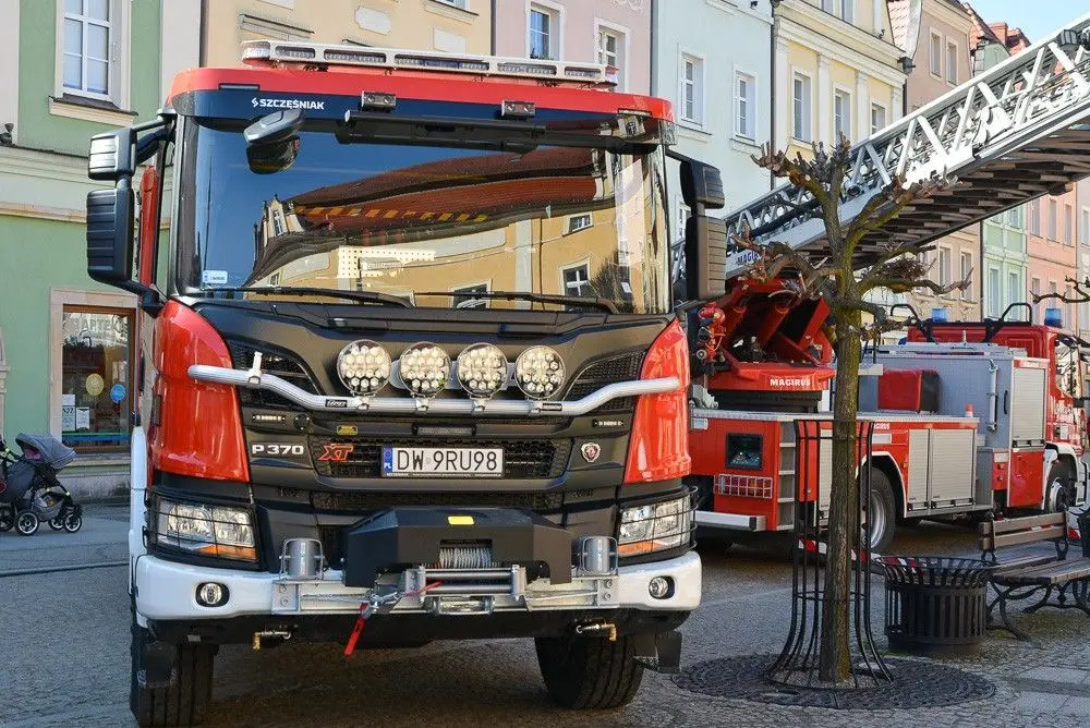 Strażacka uroczystość w Bolesławcu