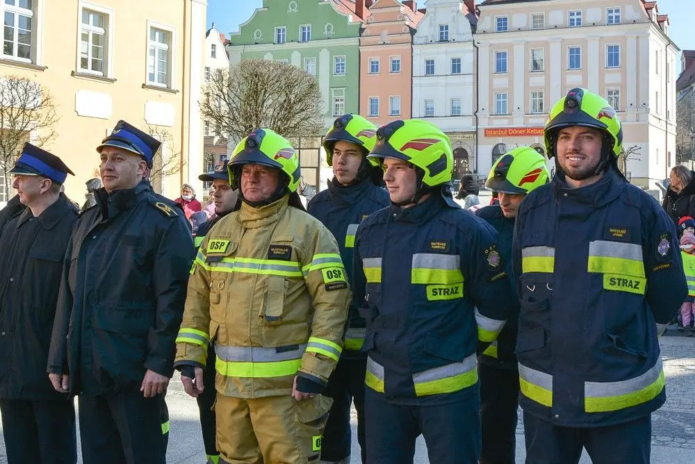 Strażacka uroczystość w Bolesławcu