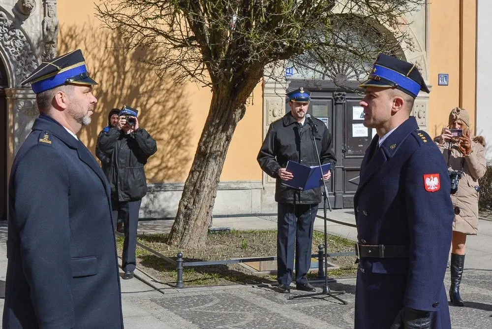 Strażacka uroczystość w Bolesławcu