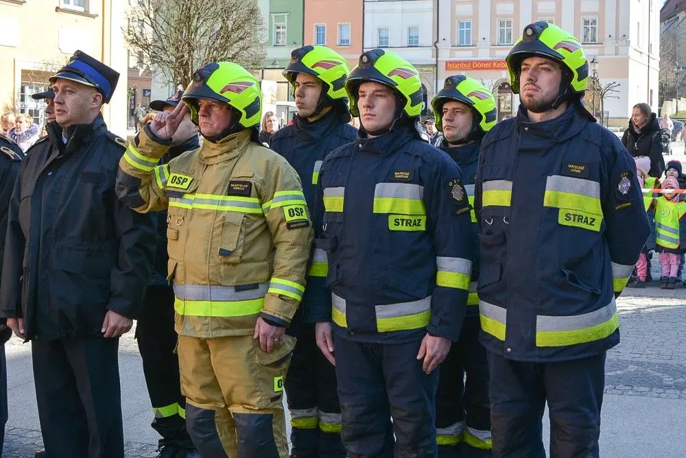Strażacka uroczystość w Bolesławcu