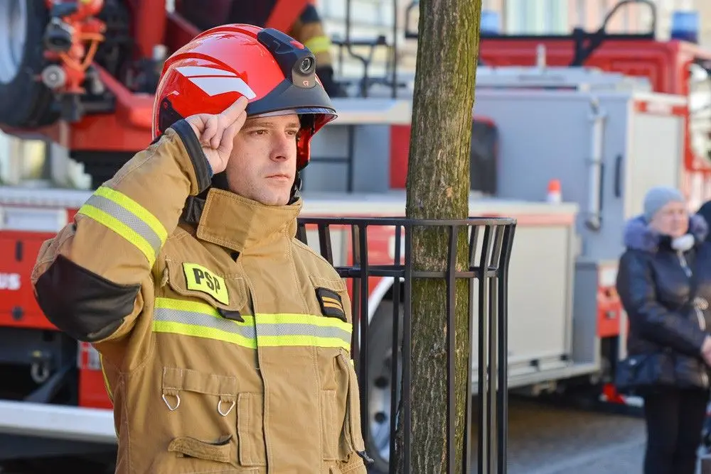 Strażacka uroczystość w Bolesławcu