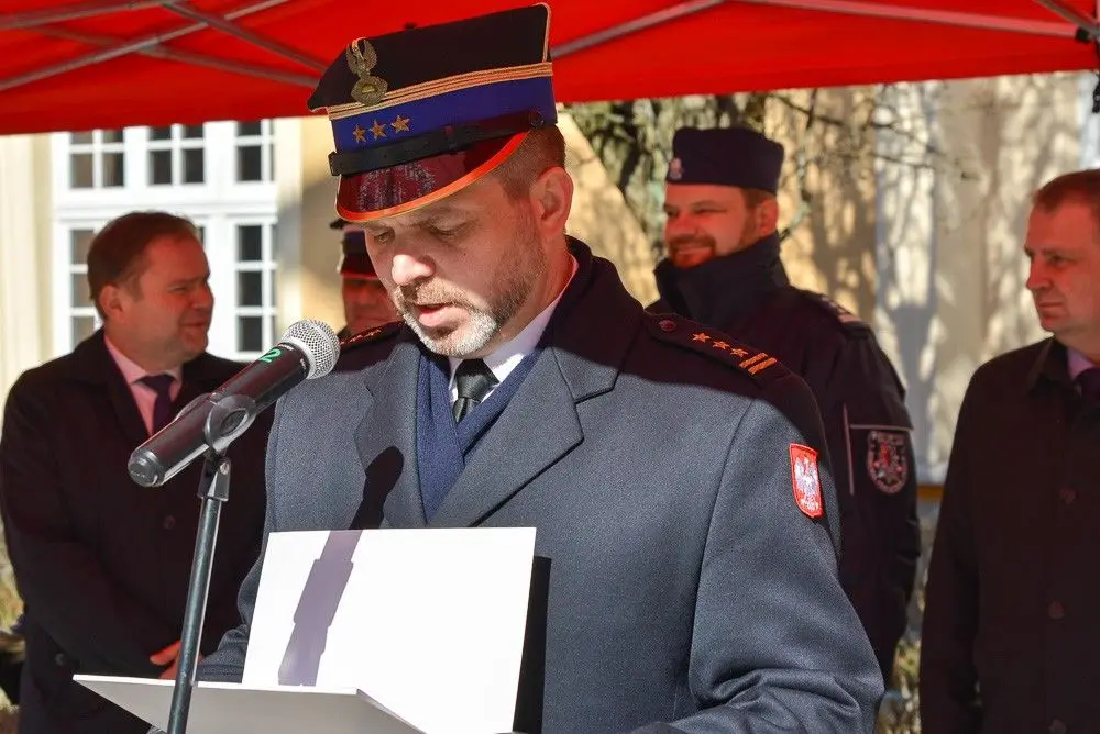 Strażacka uroczystość w Bolesławcu