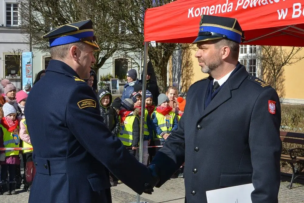 Strażacka uroczystość w Bolesławcu