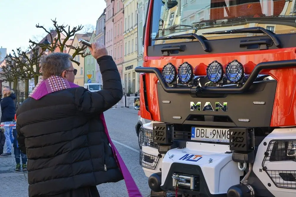 Strażacka uroczystość w Bolesławcu