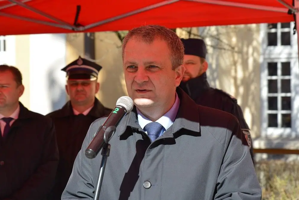 Strażacka uroczystość w Bolesławcu
