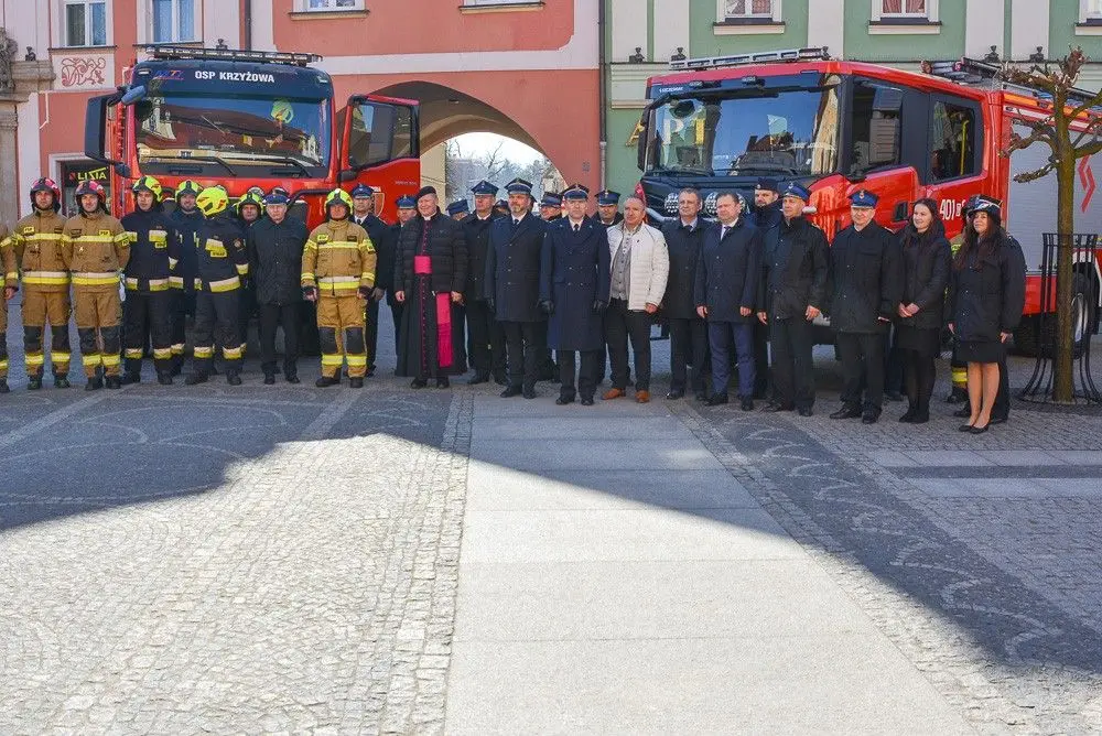 Strażacka uroczystość w Bolesławcu