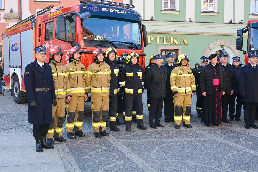 Strażacka uroczystość w Bolesławcu