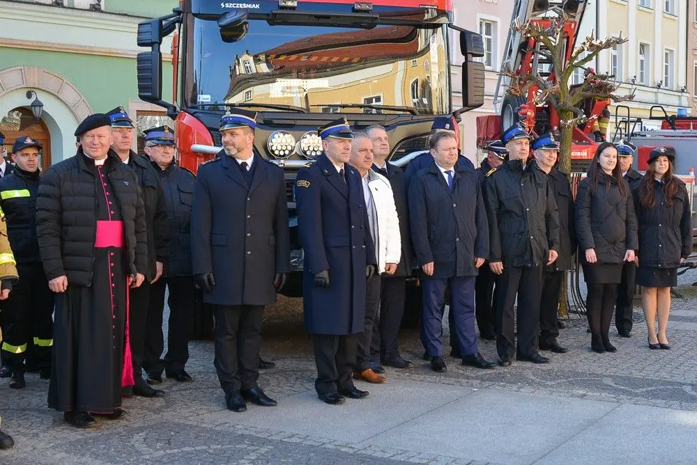 Strażacka uroczystość w Bolesławcu