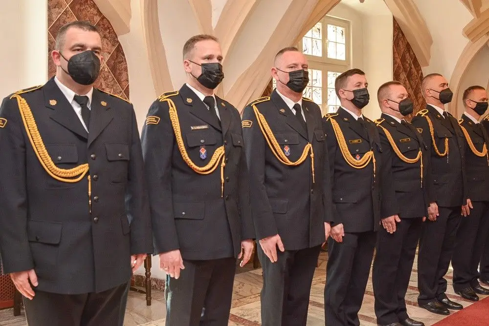 Strażacka uroczystość w Bolesławcu