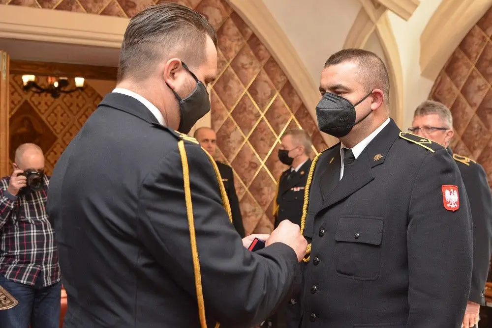Strażacka uroczystość w Bolesławcu