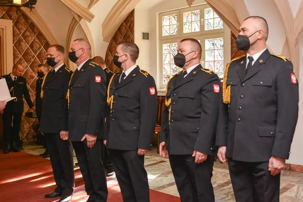 Strażacka uroczystość w Bolesławcu