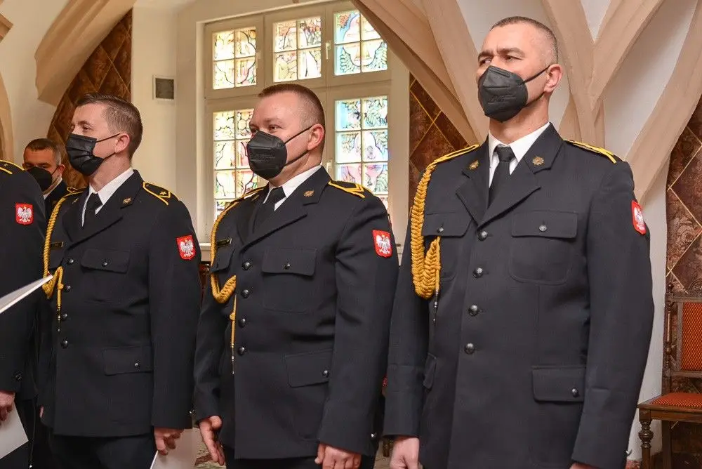 Strażacka uroczystość w Bolesławcu