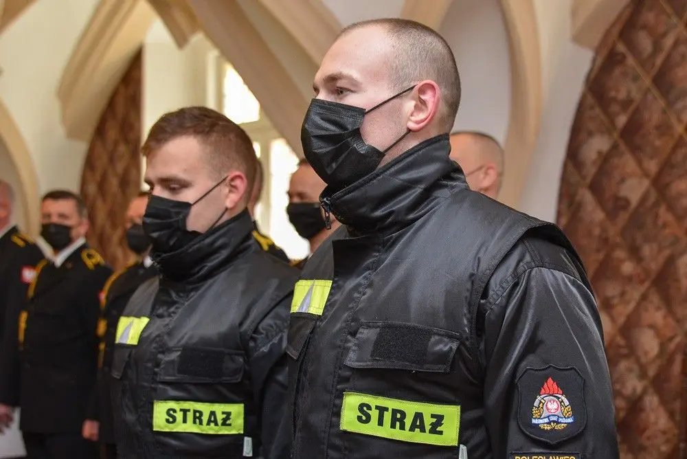 Strażacka uroczystość w Bolesławcu