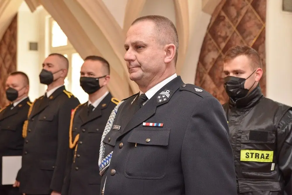 Strażacka uroczystość w Bolesławcu
