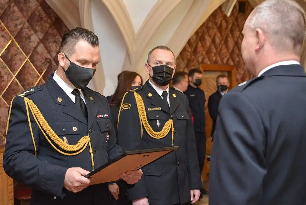 Strażacka uroczystość w Bolesławcu