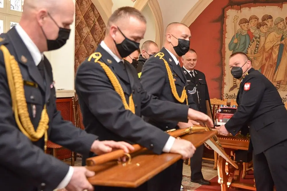 Strażacka uroczystość w Bolesławcu