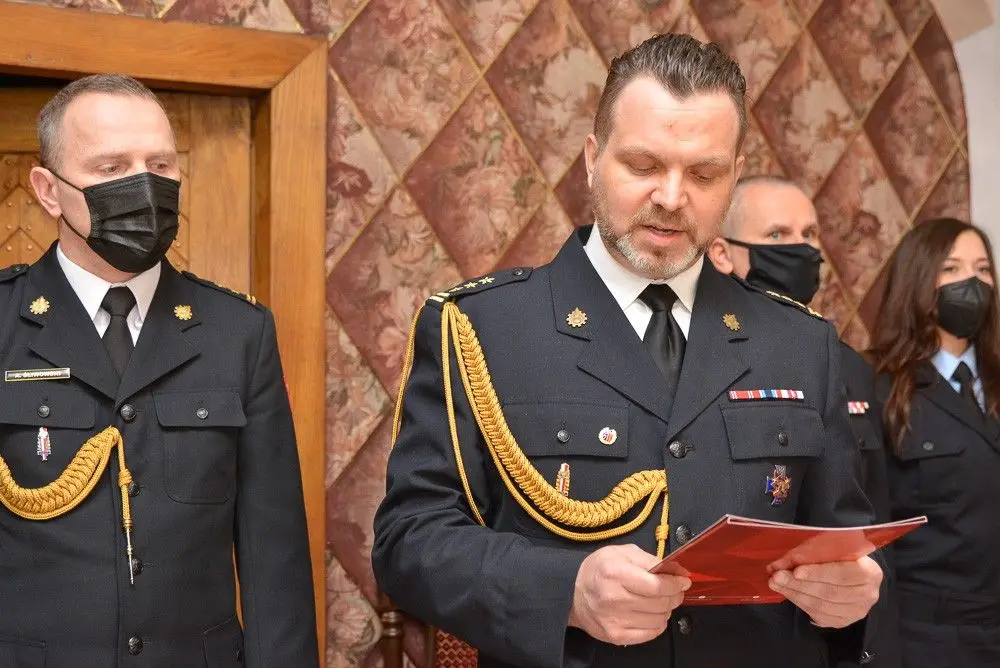 Strażacka uroczystość w Bolesławcu