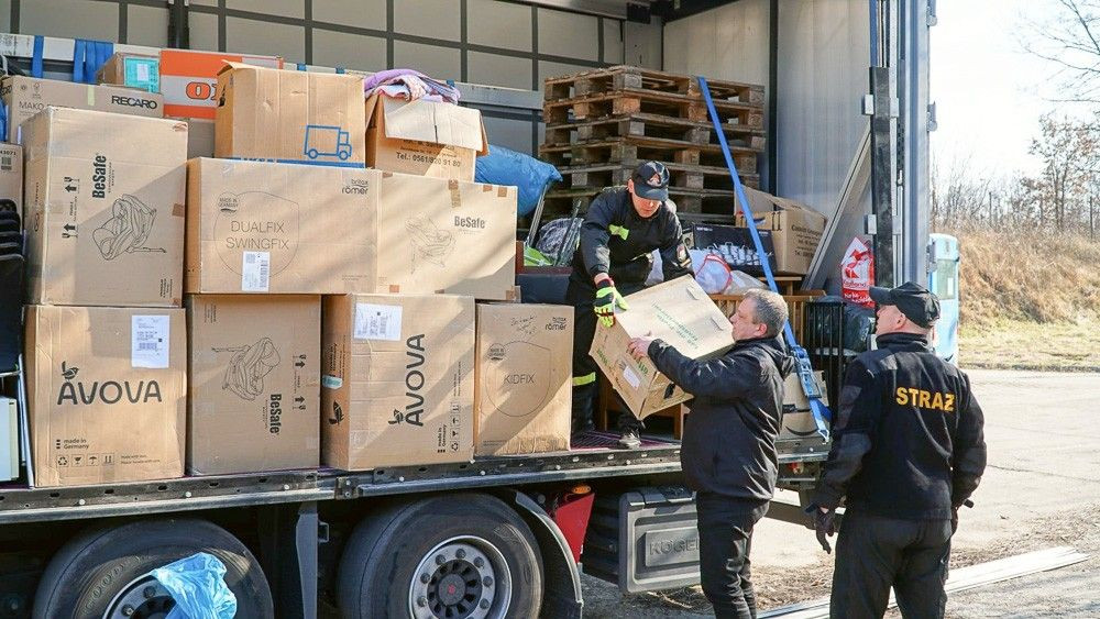 Kolejny transport dla uchodźców z Ukrainy