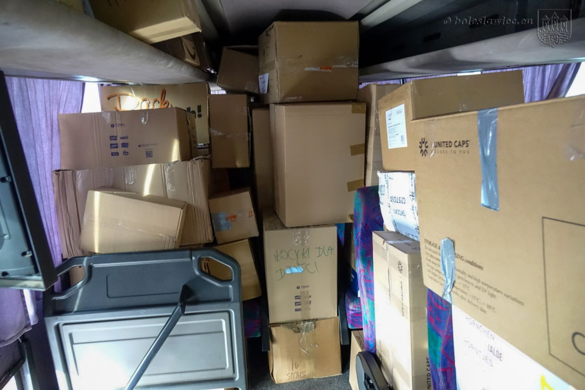 Kolejny transport darów dla Ukraińców wyjechał z Bolesławca