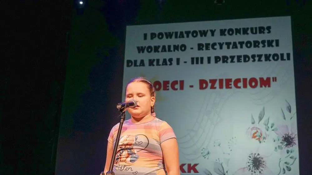 Znamy laureatów Powiatowego Konkursu Wokalno-Recytatorskiego „Poeci – Dzieciom”