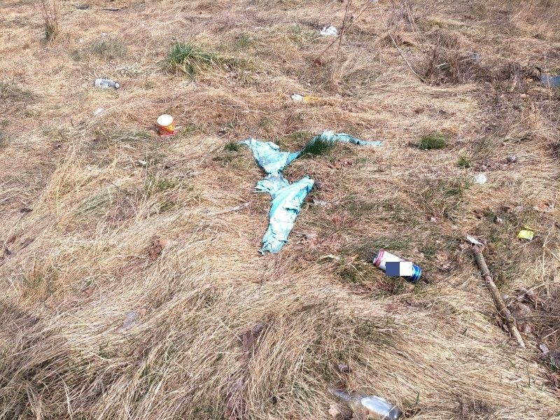 Śmieci koło obwodnicy Bolesławca