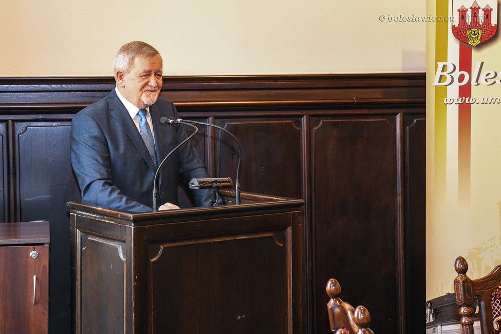 Radni uroczyście pożegnali Jerzego Zielińskiego, byłego sekretarza Miasta Bolesławiec