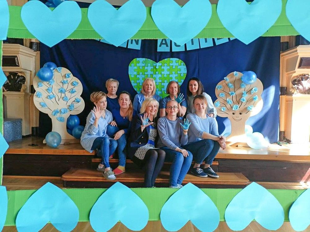 Bolesławiec solidarny z osobami cierpiącymi na autyzm