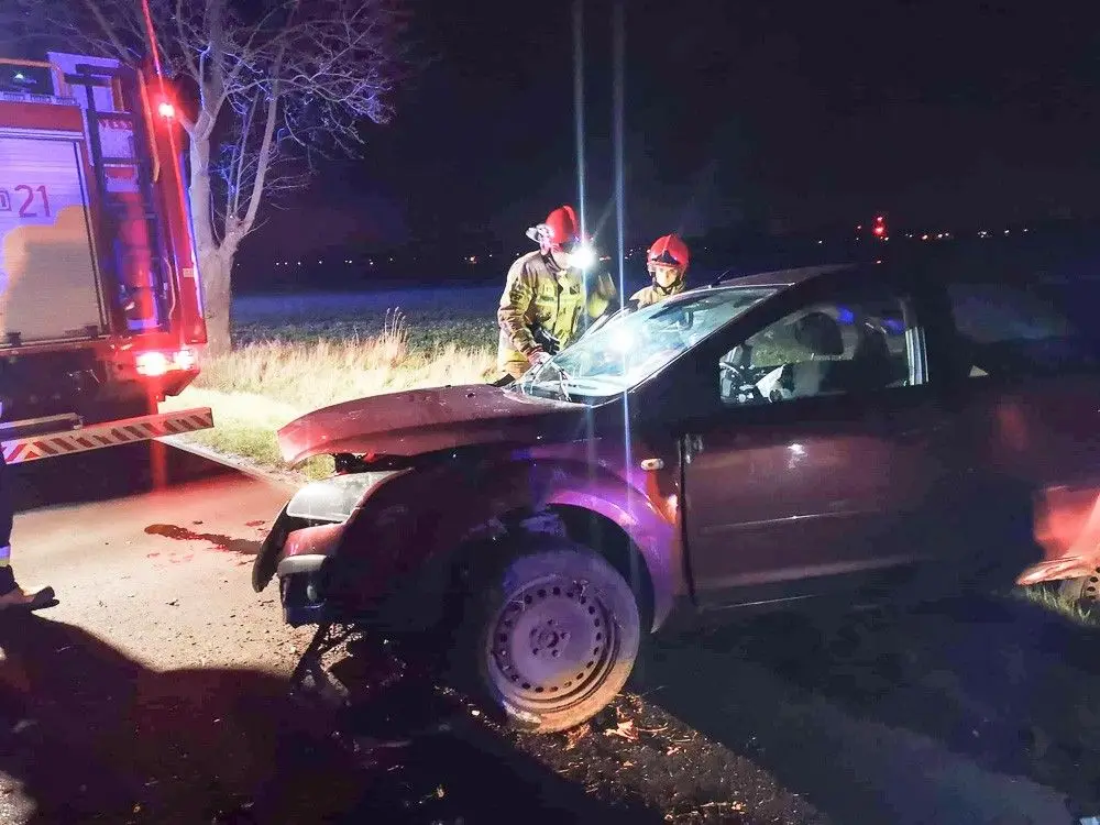 Akcja służb na drodze między Kraśnikiem a Chościszowicami