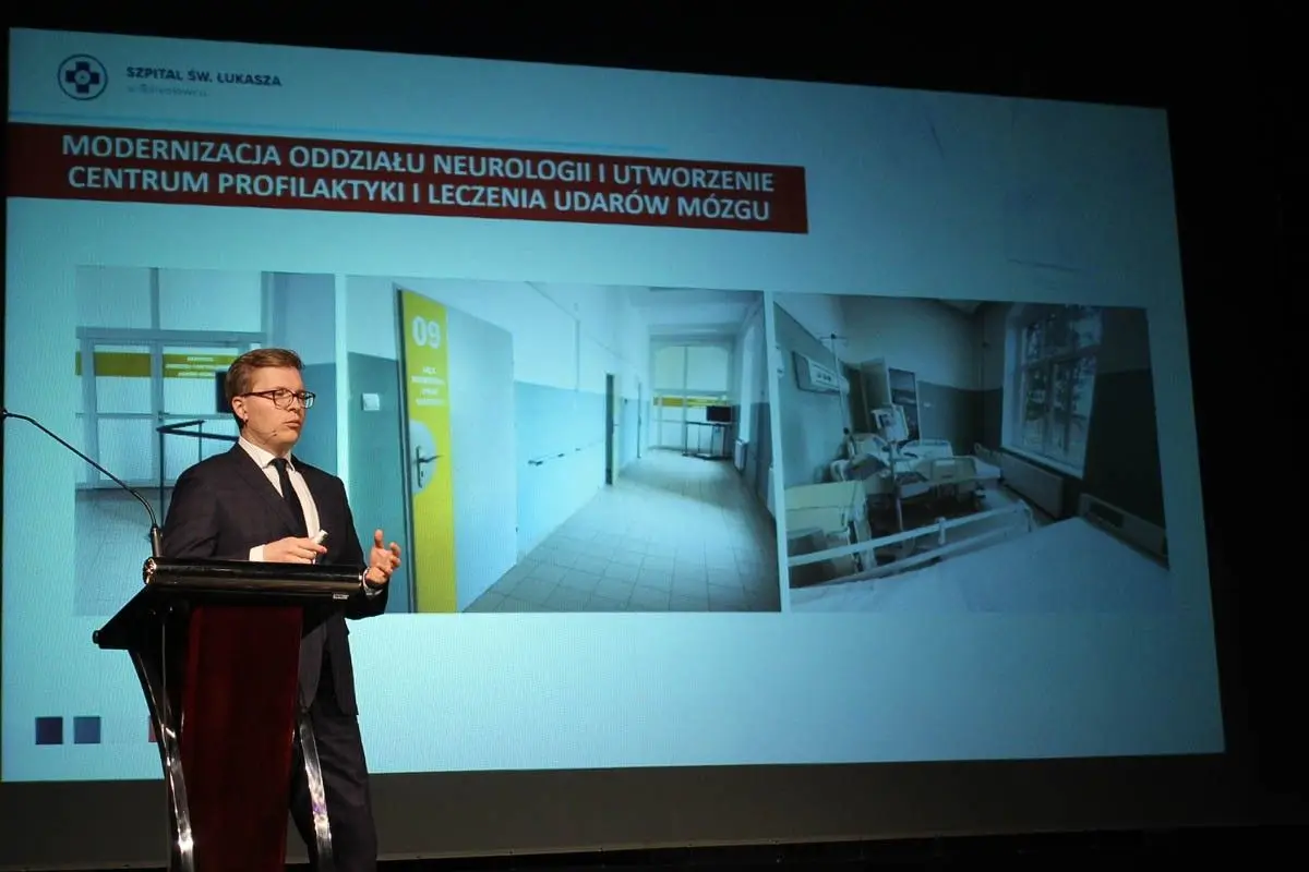 Uroczystość nadania szpitalowi powiatowemu imienia świętego Łukasza