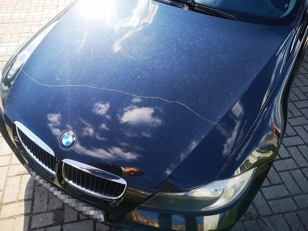 Damaged car