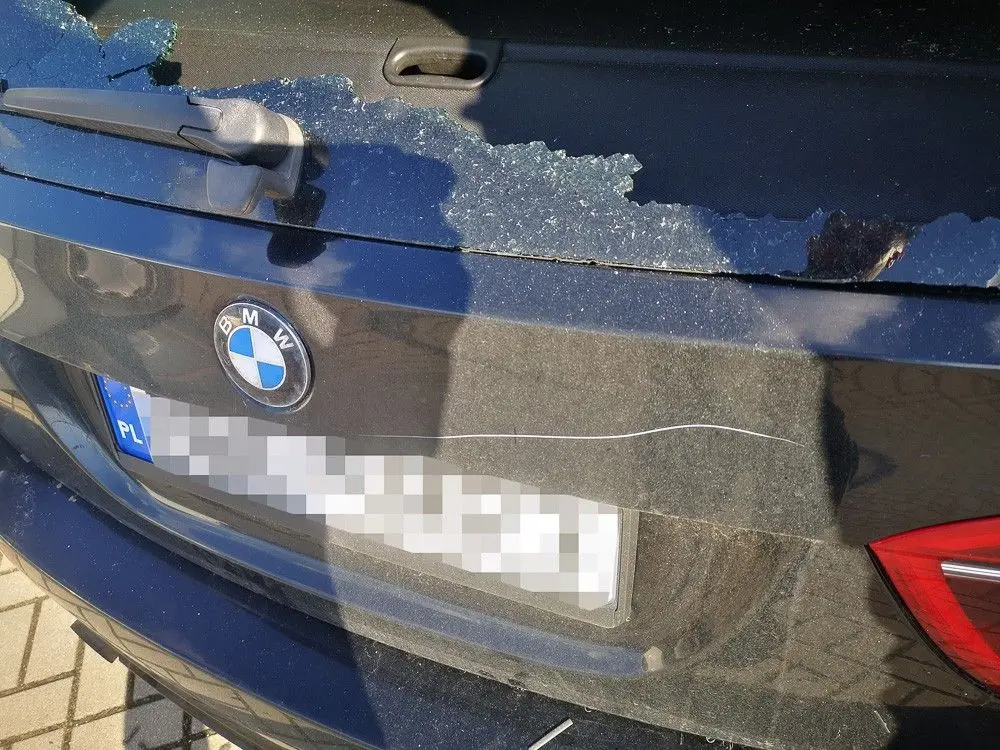 Uszkodzone auto